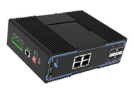 محول Gigabit Ethernet مُدار مع 4 منافذ POE و 4 فتحات SFP