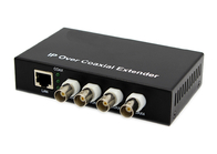 4 منافذ BNC IP إلى محول محوري 10 / 100Mbps 1 منفذ LAN 1.5 كيلومتر