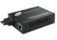 850nm 1310nm 2km ST Connector Ethernet Media Converter 10/100 / 1000Mbps Dual Fiber