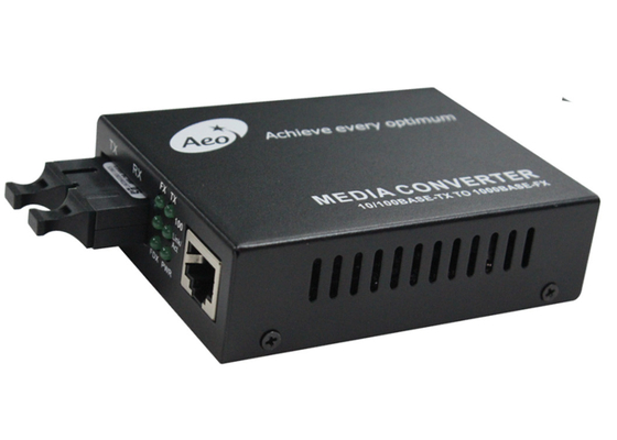 Multimode Dual Fiber Ethernet Media Converter 10 / 100Mbps 850nm 1310nm 2km