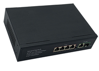 4 + 1 + 1 POE Switch 4 منافذ POE جيجابت POE Ethernet Fiber Switch مع 1 SFP Port 1 Uplink Port