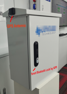 مربع IOT الذكي مع مروحة التحكم في درجة الحرارة وحدة 4G الذكية Bluetooth Lock