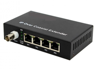 10/100Mbps Ethernet Over Coaxial Extender 2KM مع 1 منفذ BNC و 4 منفذات Ethernet POE