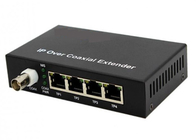 10/100Mbps IP عبر الموسع المحوري 2KM مع 1 BNC و 4 منافذ Ethernet