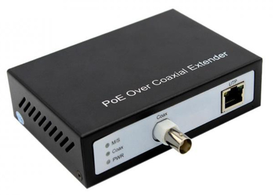 10/100Mbps POE عبر محول كوكسي، إثنتر عبر مكبر كوكسي 300m للكاميرا IP