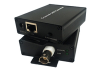 10/100Mbps 1*BNC+1*LAN EOC Ethernet Over Coaxial Extender 1.5km إمدادات الطاقة DC12V