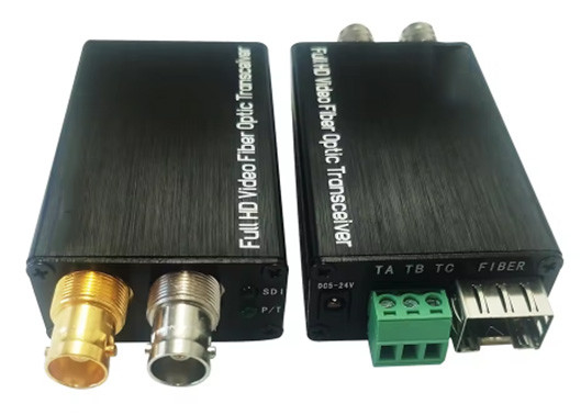 محولات الألياف 3G-SDI مع مرسلات ألياف ضوئية HD / SD / 3G SDI