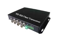 4CH HD SDI Fiber Converter 1 منفذ الألياف الضوئية 4 منافذ BNC
