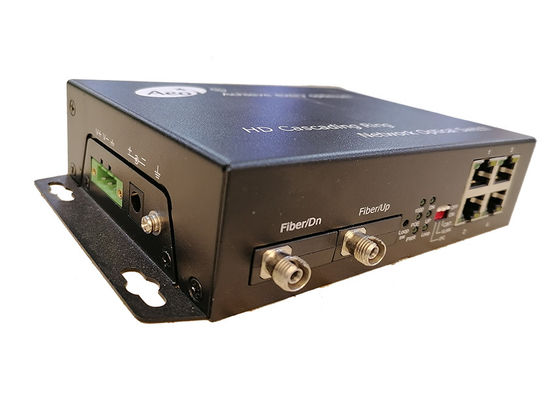 المتتالية POE إيثرنت Fiber Switch Full Gigabit 4 POE إيثرنت ومنفذين بصريين