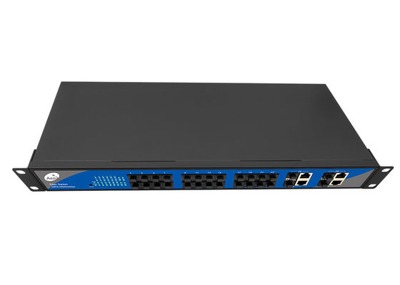 10 / 100M 24 Port POE محول مُدار 4 منافذ جيجابت كومبو