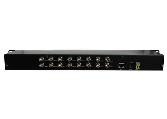 170Mbps إيثرنت Over Coaxial Converter 16 BNC 1 Gigabit إيثرنت منافذ إيثرنت