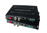 جهاز إرسال واستقبال بصري 20 كم 1 قناة HD SDI مع منافذ شبكة 10 / 100Mbps