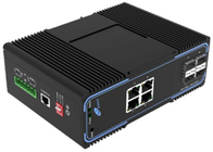 محول الألياف Ethernet المُدار 10/100 / 1000Mbps 4 SFP و 4 منافذ POE Ethernet