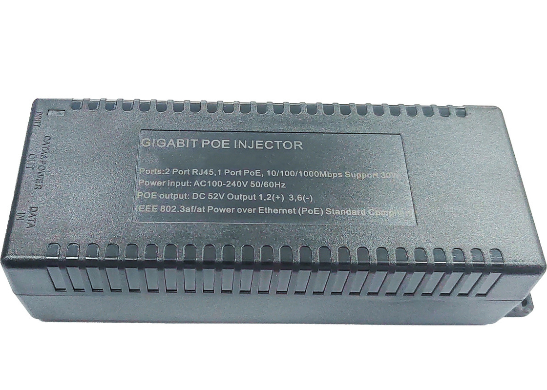 30W جيجابيت بو مُحقن مع Ieee 802.3af/At/Bt الطاقة فوق إيثيرنت نهاية العرض