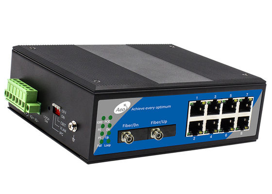 CBIT Support 10 / 100Mbps Industrial POE Switch 8 Port